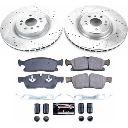 Power Stop 2016 Mercedes-Benz GLE300d Front Z23 Evolution Sport Brake Kit