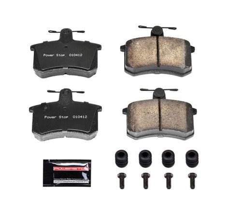 Power Stop 88-92 Audi 80 Rear Z23 Evolution Sport Brake Pads w/Hardware