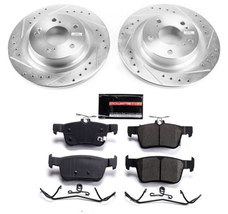 Power Stop 17-19 Honda Civic Rear Z23 Evolution Sport Brake Kit