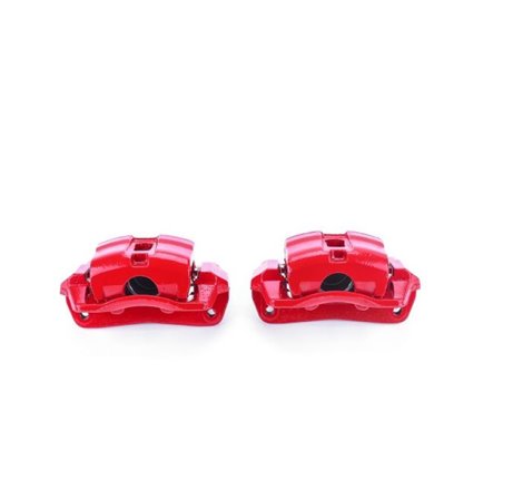 Power Stop 98-02 Mazda 626 Front Red Calipers w/Brackets - Pair