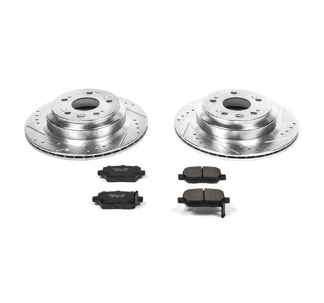 Power Stop 05-12 Acura RL Rear Z23 Evolution Sport Brake Kit