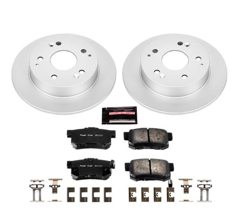 Power Stop 97-01 Acura Integra Rear Z17 Evolution Geomet Coated Brake Kit