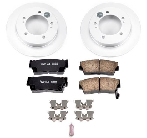 Power Stop 1998 Chevrolet Tracker Front Z17 Evolution Geomet Coated Brake Kit