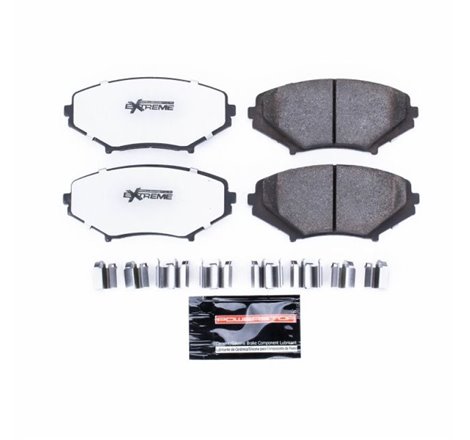 Power Stop 04-11 Mazda RX-8 Front Z26 Extreme Street Brake Pads w/Hardware