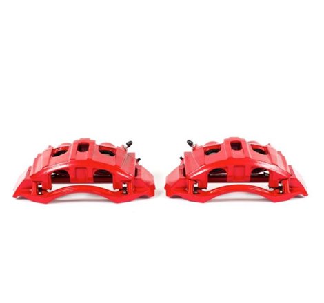 Power Stop 08-14 Ford E-150 Rear Red Calipers w/Brackets - Pair