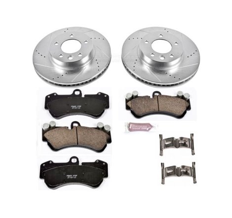 Power Stop 04-06 Porsche Cayenne Front Z23 Evolution Sport Brake Kit