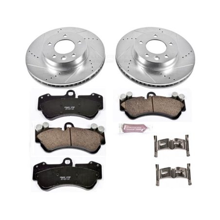 Power Stop 04-06 Porsche Cayenne Front Z23 Evolution Sport Brake Kit