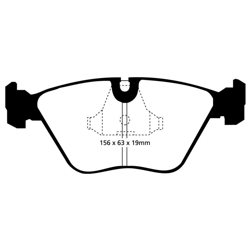 EBC 92-95 BMW M3 3.0 (E36) Bluestuff Front Brake Pads