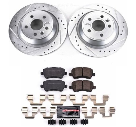 Power Stop 12-15 Land Rover Range Rover Evoque Rear Z23 Evolution Sport Brake Kit