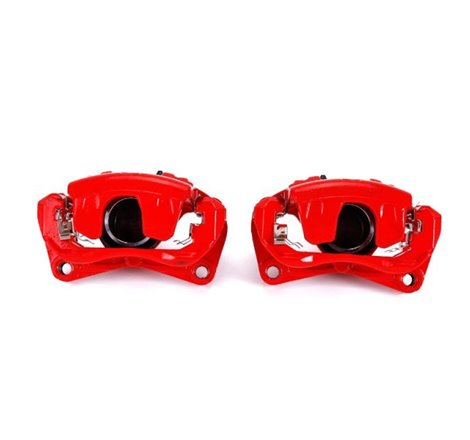 Power Stop 07-10 Nissan Altima Front Red Calipers w/Brackets - Pair