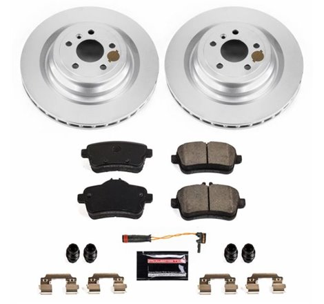 Power Stop 17-18 Mercedes-Benz GLS450 Rear Z23 Evolution Sport Coated Brake Kit