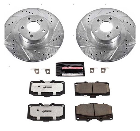 Power Stop 06-07 Subaru Impreza Front Z26 Street Warrior Brake Kit