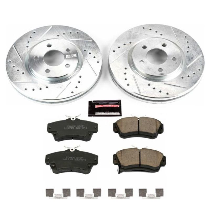 Power Stop 03-09 Chrysler PT Cruiser Front Z23 Evolution Sport Brake Kit