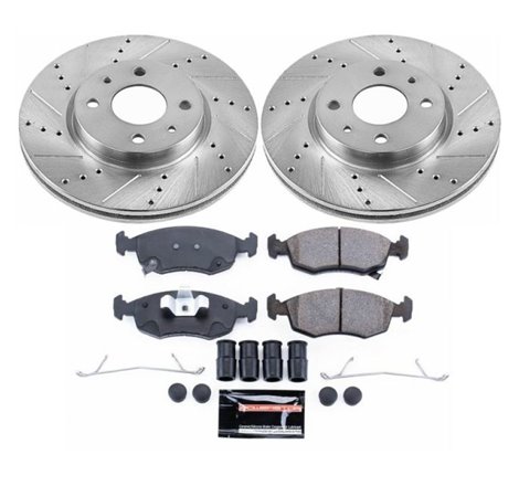 Power Stop 12-18 Fiat 500 Front Z23 Evolution Sport Brake Kit