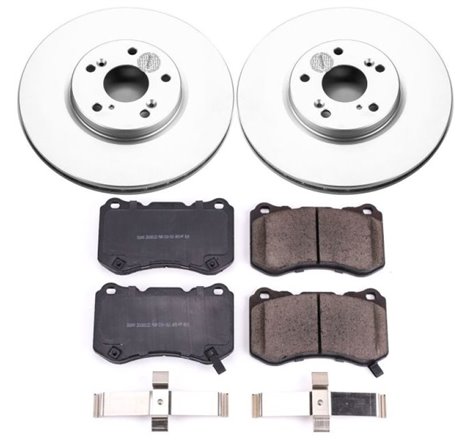 Power Stop 04-08 Acura TL Front Z17 Evolution Geomet Coated Brake Kit