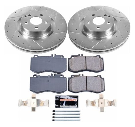 Power Stop 10-16 Mercedes-Benz E350 Front Z23 Evolution Sport Brake Kit