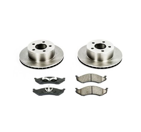 Power Stop 90-99 Jeep Cherokee Front Autospecialty Brake Kit