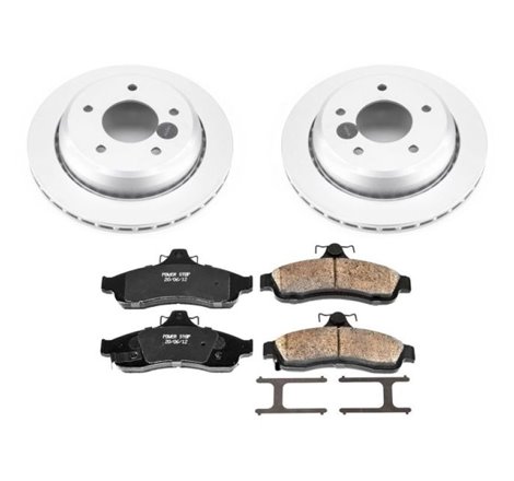 Power Stop 94-96 Chevrolet Caprice Rear Z17 Evolution Geomet Coated Brake Kit