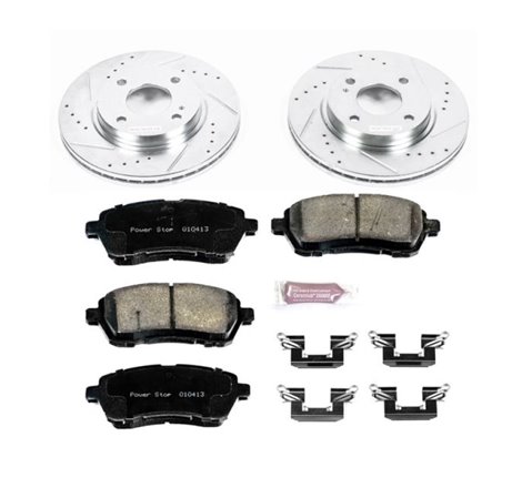 Power Stop 11-19 Ford Fiesta Front Z23 Evolution Sport Brake Kit