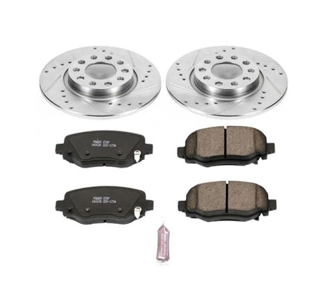 Power Stop 15-17 Chrysler 200 Rear Z23 Evolution Sport Brake Kit