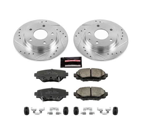 Power Stop 14-16 Mazda 3 Rear Z23 Evolution Sport Brake Kit