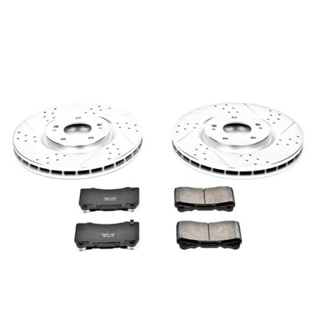 Power Stop 03-06 Mitsubishi Lancer Front Z23 Evolution Sport Brake Kit