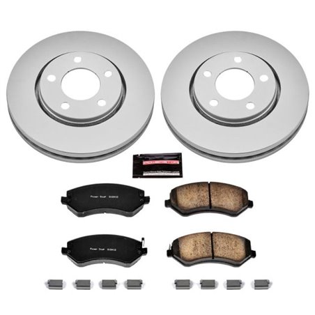 Power Stop 03-07 Chrysler Town & Country Front Z17 Evolution Geomet Coated Brake Kit