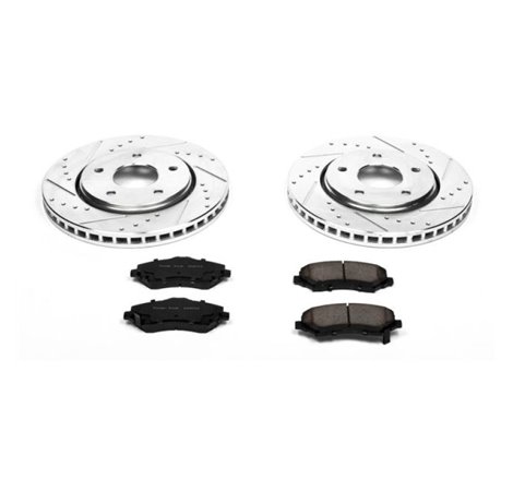 Power Stop 08-16 Chrysler Town & Country Front Z23 Evolution Sport Brake Kit