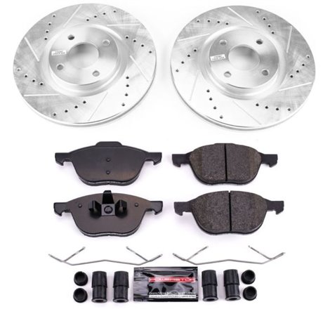 Power Stop 2018 Ford EcoSport Front Z23 Evolution Sport Brake Kit