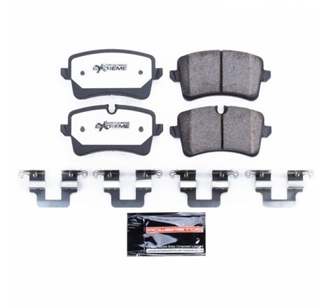 Power Stop 12-18 Audi A6 Rear Z26 Extreme Street Brake Pads w/Hardware