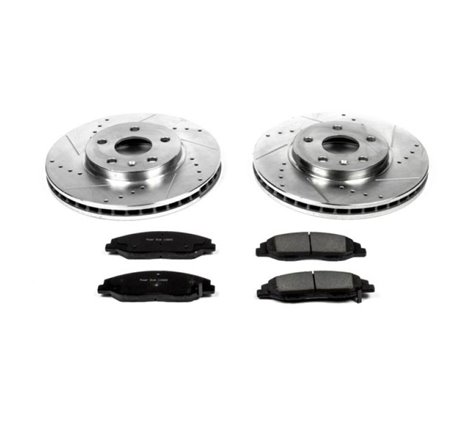 Power Stop 08-14 Cadillac CTS Front Z23 Evolution Sport Brake Kit