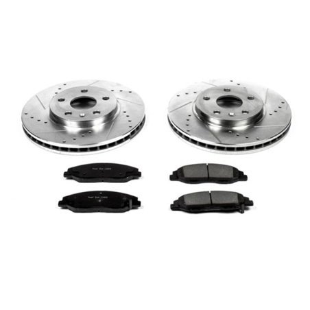 Power Stop 08-14 Cadillac CTS Front Z23 Evolution Sport Brake Kit