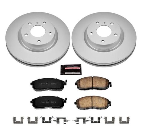 Power Stop 03-05 Infiniti G35 Front Z17 Evolution Geomet Coated Brake Kit