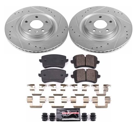 Power Stop 2012 Audi A7 Quattro Rear Z23 Evolution Sport Brake Kit