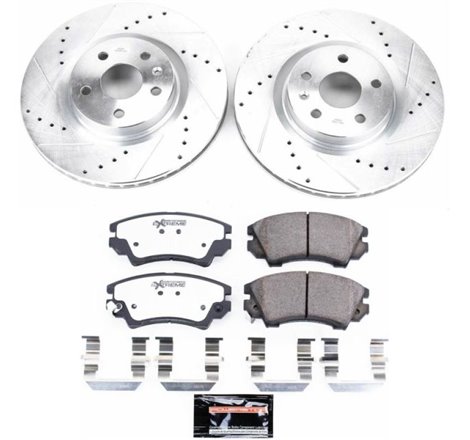 Power Stop 11-17 Chevrolet Caprice Front Z26 Street Warrior Brake Kit