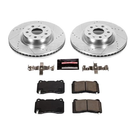 Power Stop 16-17 Cadillac CT6 Front Z23 Evolution Sport Brake Kit