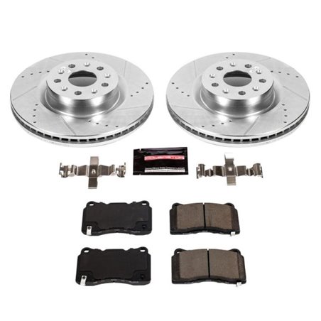 Power Stop 16-17 Cadillac CT6 Front Z23 Evolution Sport Brake Kit