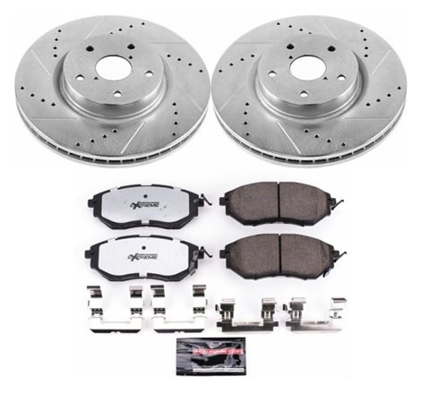 Power Stop 06-07 Subaru B9 Tribeca Front Z26 Street Warrior Brake Kit