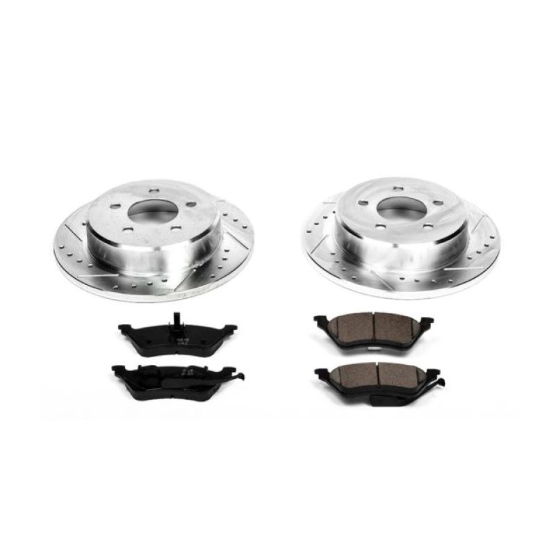 Power Stop 01-07 Chrysler Town & Country Rear Z23 Evolution Sport Brake Kit