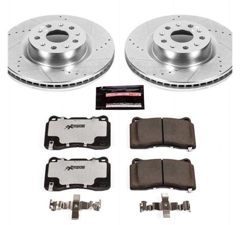 Power Stop 16-17 Cadillac CT6 Front Z26 Street Warrior Brake Kit