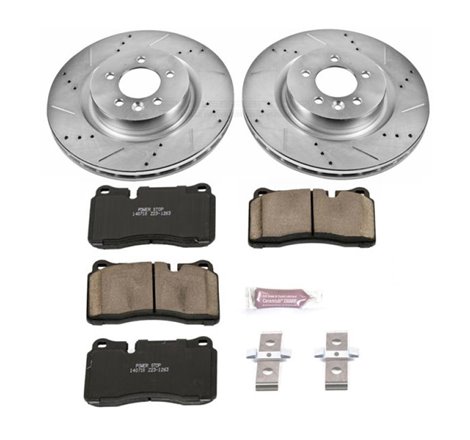 Power Stop 06-09 Land Rover Range Rover Sport Front Z23 Evolution Sport Brake Kit