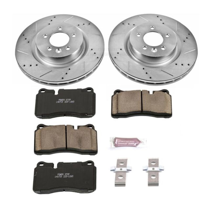 Power Stop 06-09 Land Rover Range Rover Sport Front Z23 Evolution Sport Brake Kit