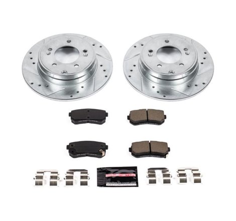 Power Stop 16-19 Hyundai Sonata Rear Z23 Evolution Sport Brake Kit