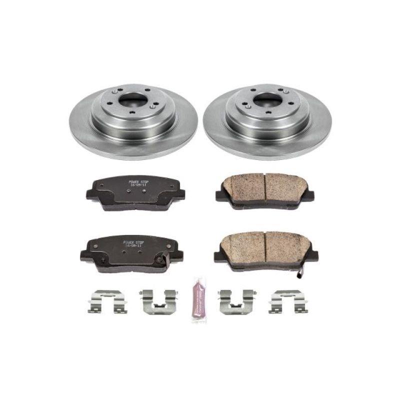 Power Stop 10-16 Hyundai Genesis Coupe Rear Autospecialty Brake Kit