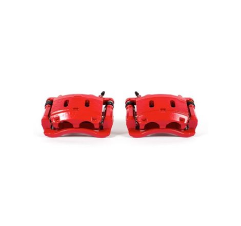 Power Stop 06-13 Infiniti QX56 Front Red Calipers w/Brackets - Pair