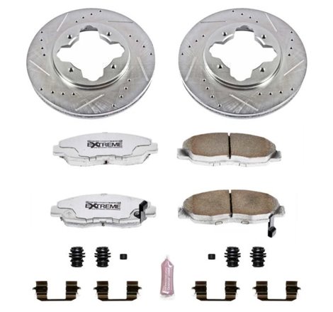 Power Stop 1997 Acura CL Front Z26 Street Warrior Brake Kit