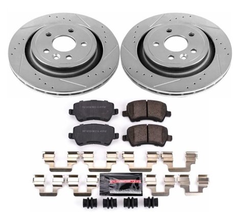 Power Stop 11-18 Volvo S60 Rear Z23 Evolution Sport Brake Kit