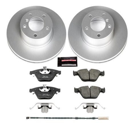 Power Stop 11-12 BMW 328i xDrive Front Z23 Evolution Sport Coated Brake Kit