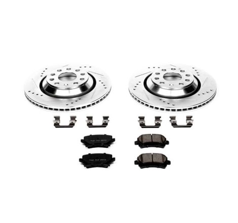 Power Stop 09-17 Volkswagen CC Rear Z23 Evolution Sport Brake Kit