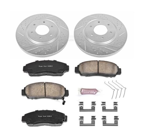 Power Stop 12-15 Nissan Armada Front Z23 Evolution Sport Brake Kit